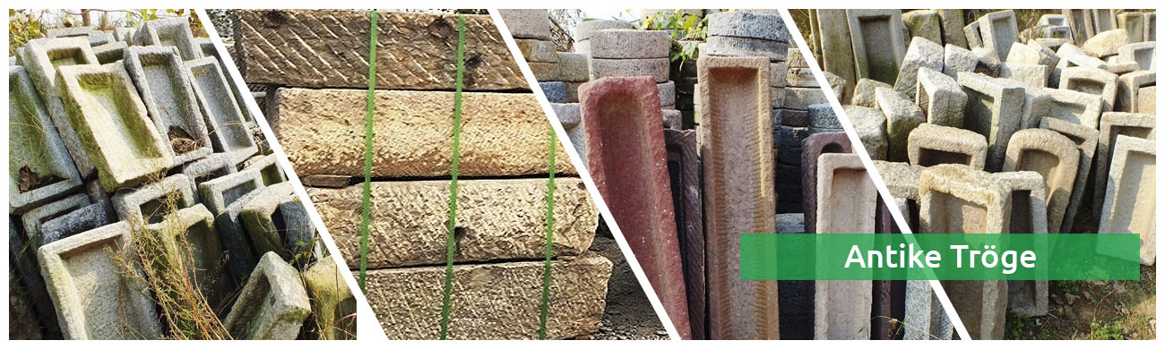 2 Antike Tröge